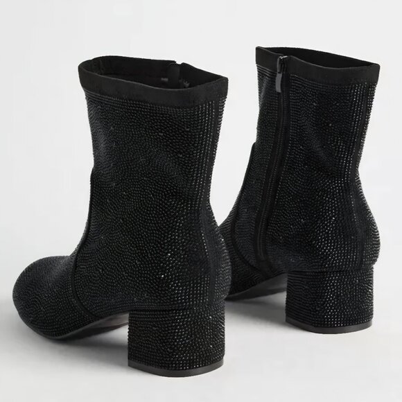 NEW Torrid Stretch Embellished Bootie 11WW - Picture 3 of 3